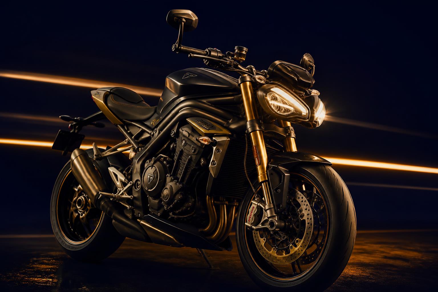 Motocicleta esportiva na oficina Pará Motos