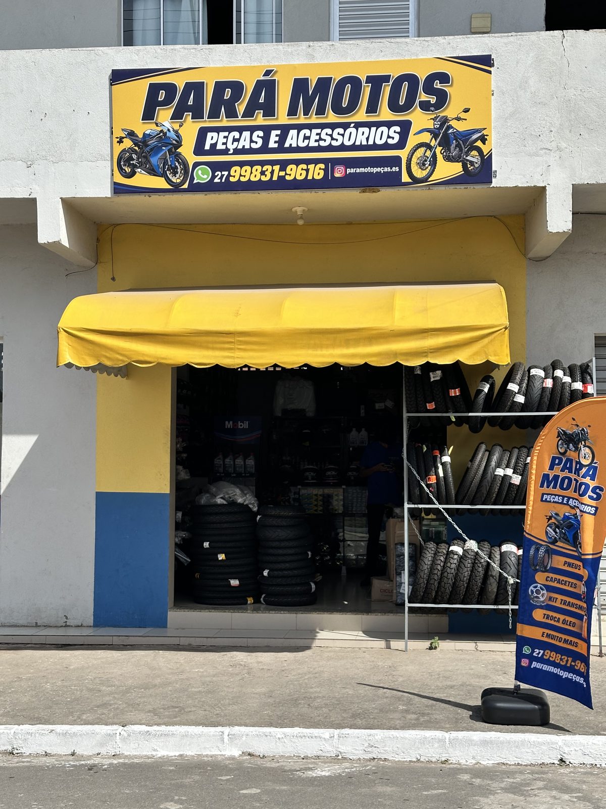 Fachada da loja Pará Motos em Riviera da Barra, Vila Velha